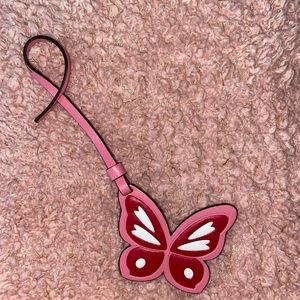 Kate spade butterfly bag charm